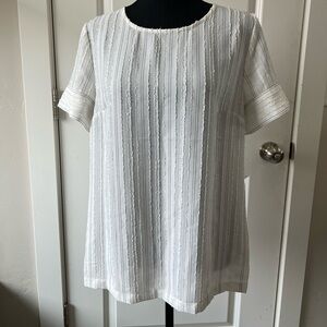 White business casual top